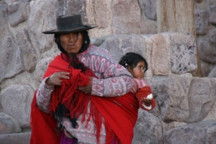 Indigena mit Kind...